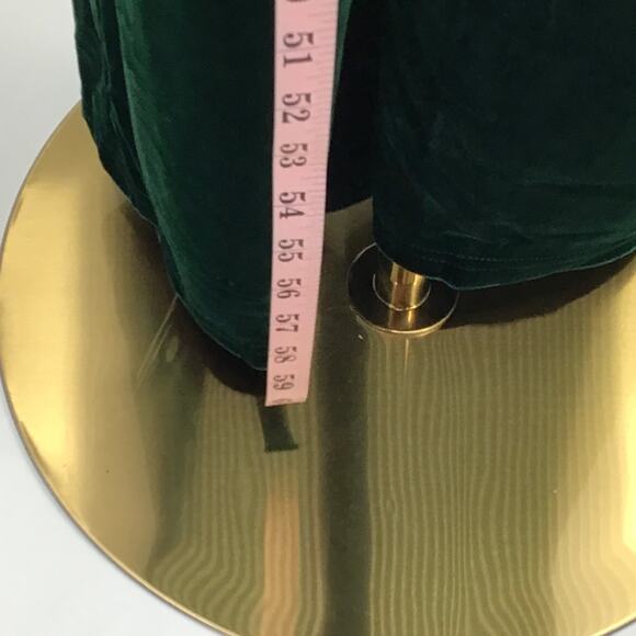 LULU'S SZ M Perfectly Classy Emerald Green Velvet Strappy Jumpsuit NEW b65 - Picture 5 of 11